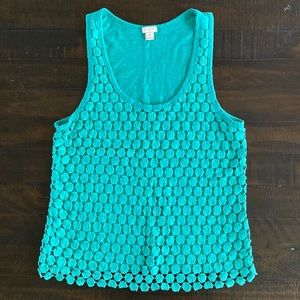 JCrew crochet tank